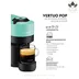 اسپرسوساز نسپرسو ورتولاین مدل پاپ سبز (آکوا) Vertuo Pop Aqua
